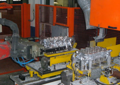 Installed and Operational riser cutting machine